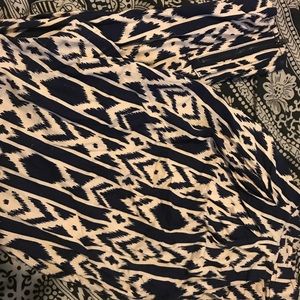 Zipper leg harem pants